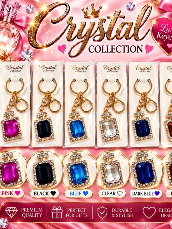 Accessories - Perfume Shaped Bottle Keychain